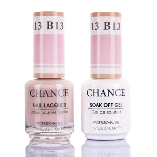 Chance Gel & Nail Lacquer Duo 0.5oz B13 - Bare Collection - OceanNailSupply