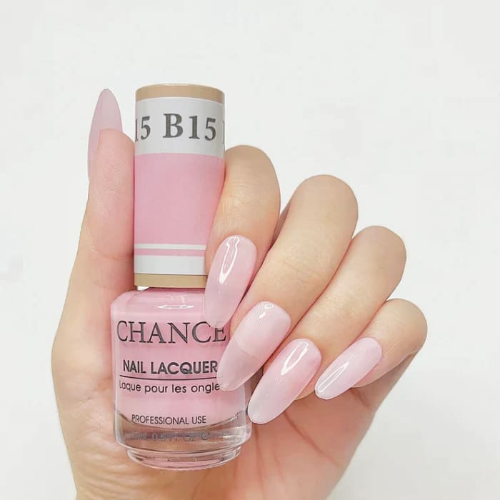 Chance Gel & Nail Lacquer Duo 0.5oz B15 - Bare Collection - OceanNailSupply