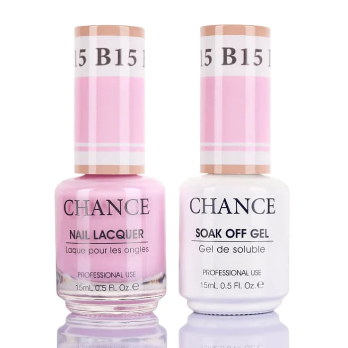 Chance Gel & Nail Lacquer Duo 0.5oz B15 - Bare Collection - OceanNailSupply