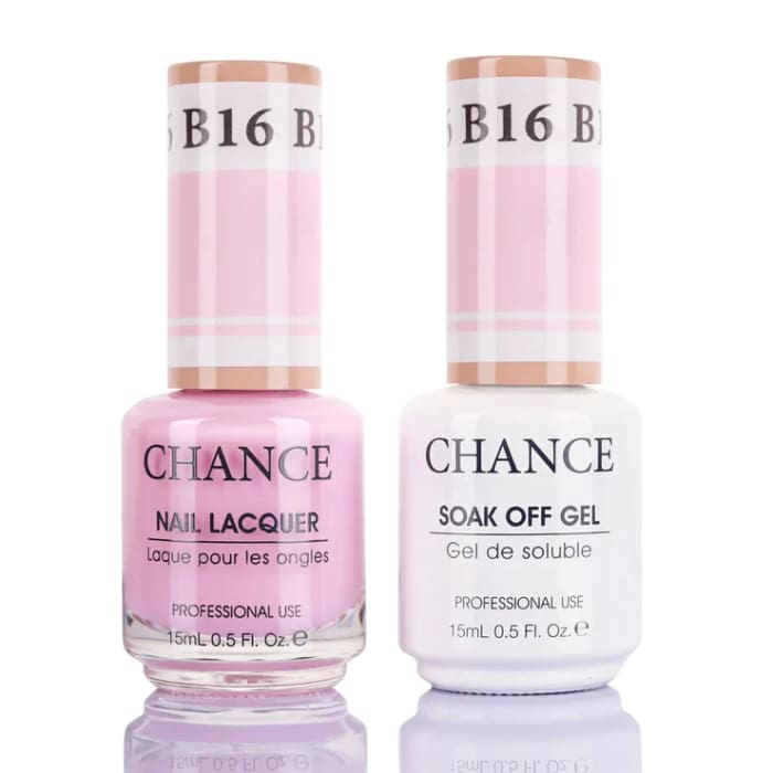 Chance Gel & Nail Lacquer Duo 0.5oz B16 - Bare Collection - OceanNailSupply