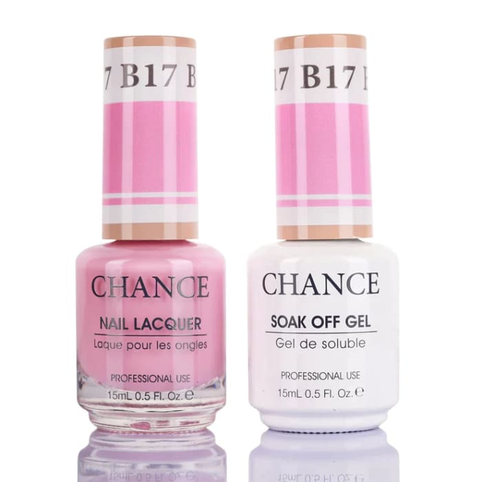 Chance Gel & Nail Lacquer Duo 0.5oz B17 - Bare Collection - OceanNailSupply