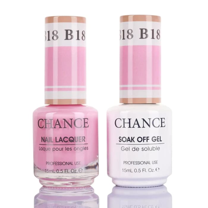 Chance Gel & Nail Lacquer Duo 0.5oz B18 - Bare Collection — OceanNailSupply