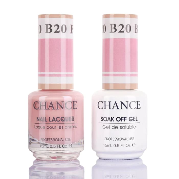 Chance Gel & Nail Lacquer Duo 0.5oz B20 - Bare Collection - OceanNailSupply