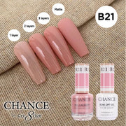 Chance Gel & Nail Lacquer Duo 0.5oz B21 - Bare Collection - OceanNailSupply