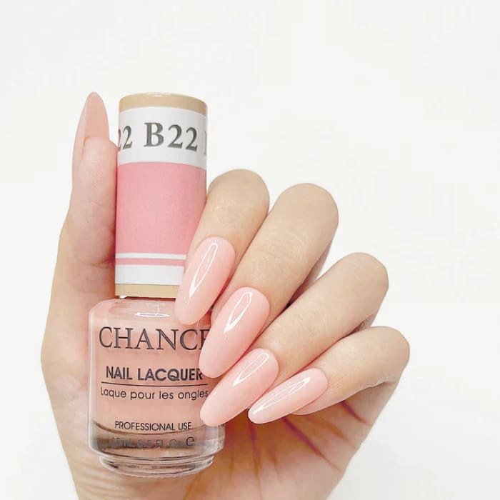 Chance Gel & Nail Lacquer Duo 0.5oz B22 - Bare Collection - OceanNailSupply