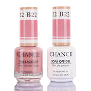 Chance Gel & Nail Lacquer Duo 0.5oz B22 - Bare Collection - OceanNailSupply