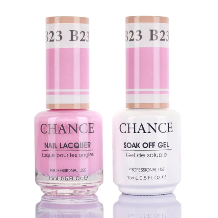 Chance Gel & Nail Lacquer Duo 0.5oz B23 - Bare Collection - OceanNailSupply