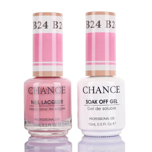 Chance Gel & Nail Lacquer Duo 0.5oz B24 - Bare Collection - OceanNailSupply