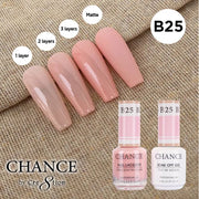 Chance Gel & Nail Lacquer Duo 0.5oz B25 - Bare Collection - OceanNailSupply