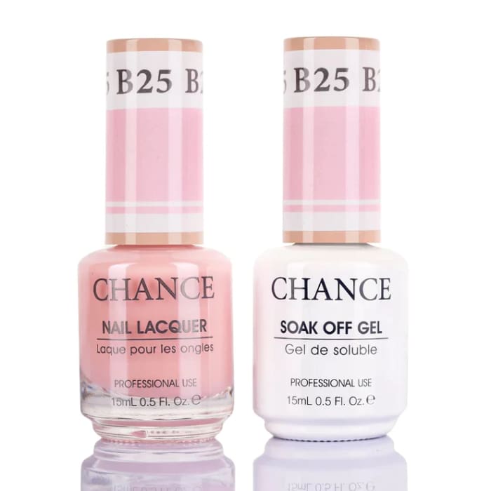 Chance Gel & Nail Lacquer Duo 0.5oz B25 - Bare Collection - OceanNailSupply