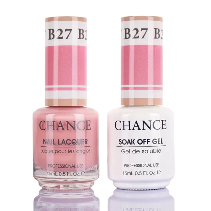 Chance Gel & Nail Lacquer Duo 0.5oz B27 - Bare Collection - OceanNailSupply