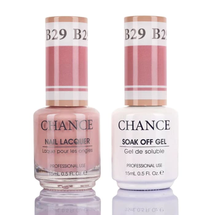 Chance Gel & Nail Lacquer Duo 0.5oz B29 - Bare Collection - OceanNailSupply