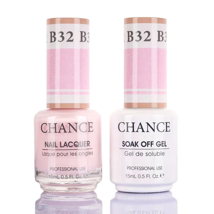 Chance Gel & Nail Lacquer Duo 0.5oz B32 - Bare Collection - OceanNailSupply