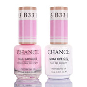 Chance Gel & Nail Lacquer Duo 0.5oz B33 - Bare Collection - OceanNailSupply