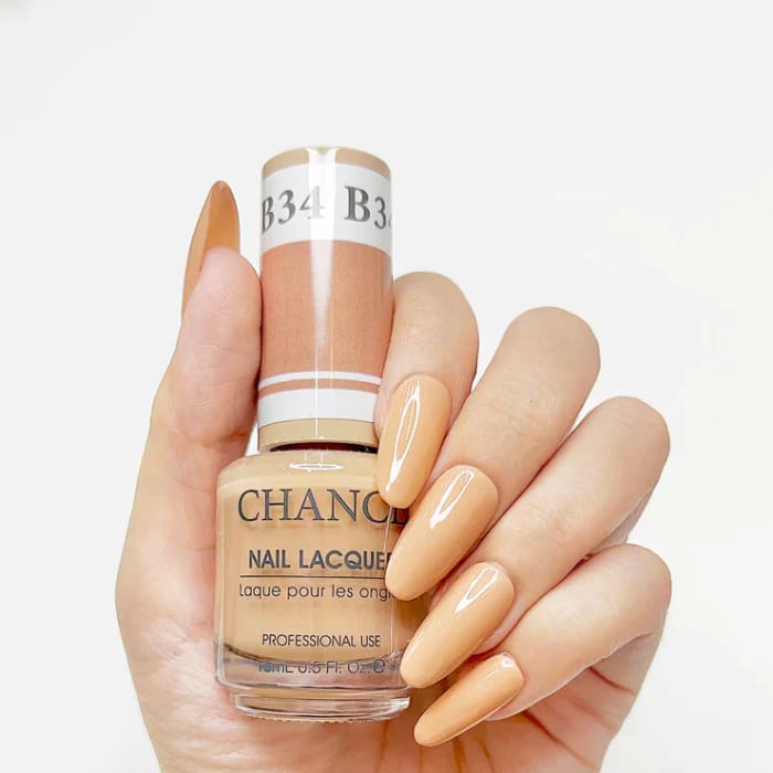 Chance Gel & Nail Lacquer Duo 0.5oz B34 - Bare Collection - OceanNailSupply
