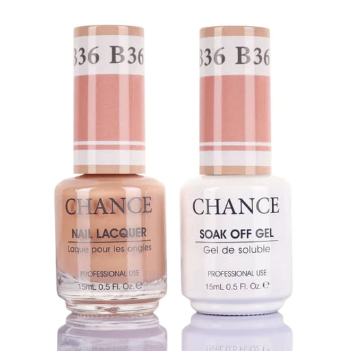 Chance Gel & Nail Lacquer Duo 0.5oz B36 - Bare Collection - OceanNailSupply