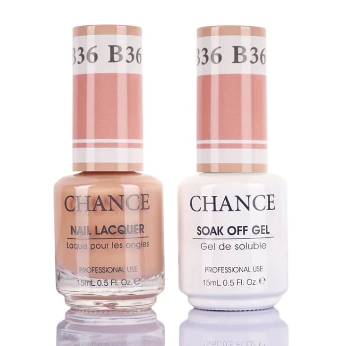 Chance Gel & Nail Lacquer Duo 0.5oz B36 - Bare Collection - OceanNailSupply