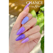 Chance Gel & Nail Lacquer Duo 0.5oz - Set of 5 colors (056- 062- 059- 058- 065) - OceanNailSupply