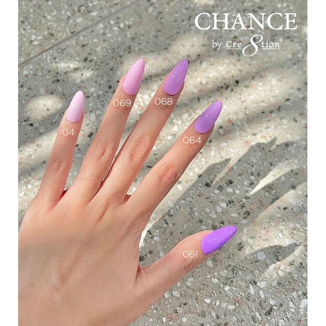 Chance Gel & Nail Lacquer Duo 0.5oz - Set of 5 colors (061-064-068-069-004) - OceanNailSupply