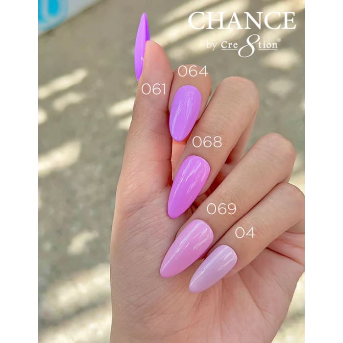 Chance Gel & Nail Lacquer Duo 0.5oz - Set of 5 colors (061-064-068-069-004) - OceanNailSupply