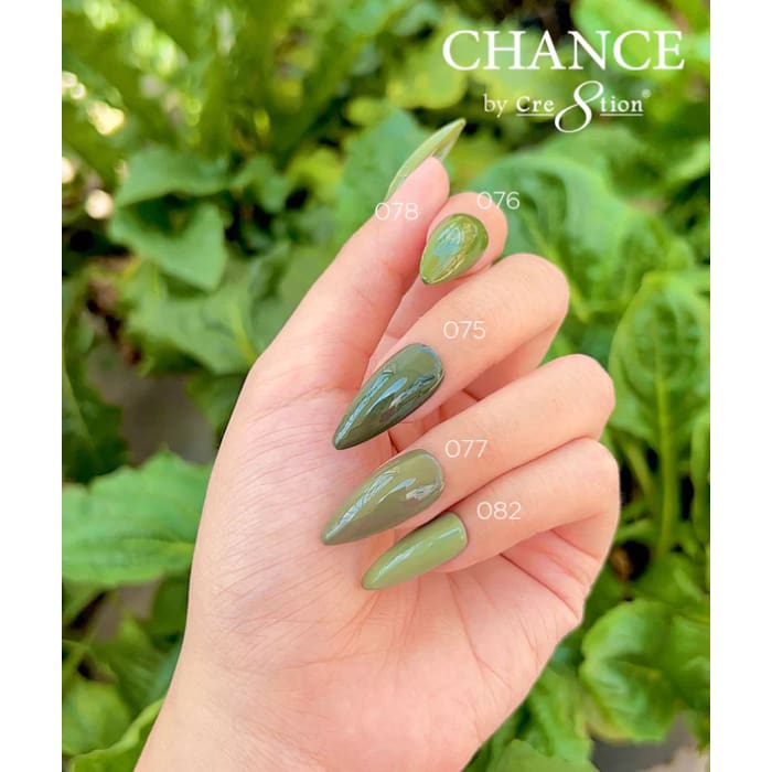 Chance Gel & Nail Lacquer Duo 0.5oz - Set of 5 colors (078- 076- 075- 077- 082) - OceanNailSupply