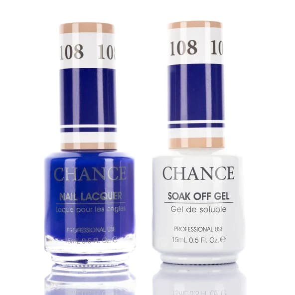 Chance Gel & Nail Lacquer Duo 0.5oz - Set of 5 colors (102- 108- 095- 093- 094) - OceanNailSupply