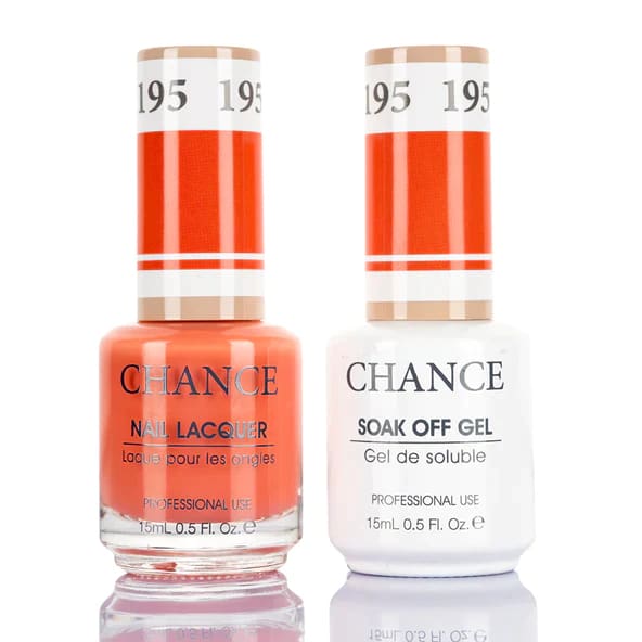 Chance Gel & Nail Lacquer Duo 0.5oz - Set of 5 colors (181-191-195-185-182) - OceanNailSupply