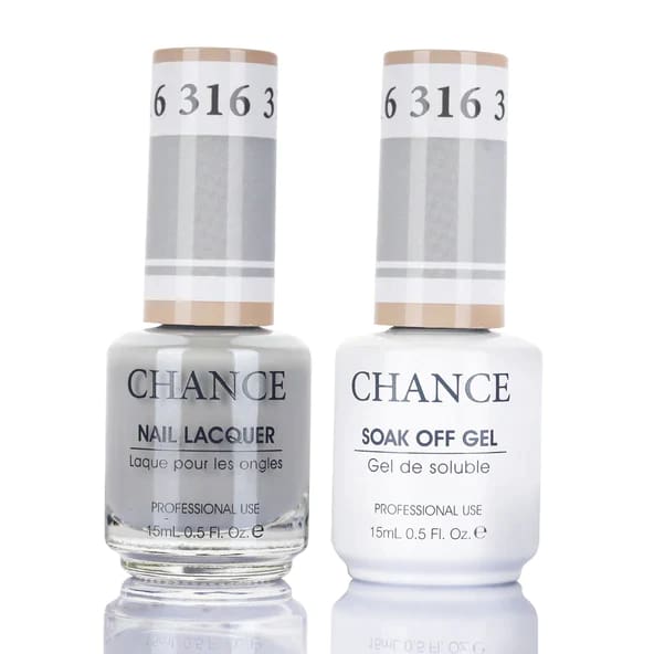 Chance Gel & Nail Lacquer Duo 0.5oz - Set of 5 colors (199- 208- 236- 313- 316) - OceanNailSupply