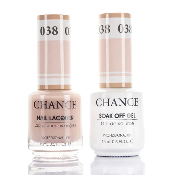 Chance Gel & Nail Lacquer Duo 0.5oz - Set of 5 colors (205-038-039-219-041) - OceanNailSupply