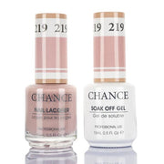 Chance Gel & Nail Lacquer Duo 0.5oz - Set of 5 colors (205-038-039-219-041) - OceanNailSupply
