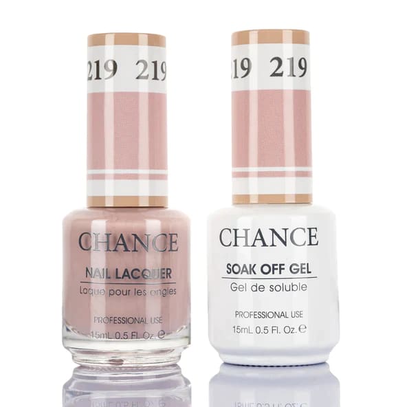 Chance Gel & Nail Lacquer Duo 0.5oz - Set of 5 colors (205-038-039-219-041) - OceanNailSupply