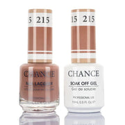 Chance Gel & Nail Lacquer Duo 0.5oz - Set of 5 colors (211-213-341-212-215) by Cre8tion - OceanNailSupply