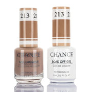 Chance Gel & Nail Lacquer Duo 0.5oz - Set of 5 colors (211-213-341-212-215) by Cre8tion - OceanNailSupply