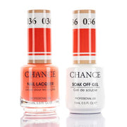 Chance Gel & Nail Lacquer Duo 0.5oz - Set of 5 colors (292- 036- 352- 063- 351) - OceanNailSupply