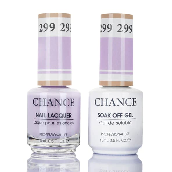 Chance Gel & Nail Lacquer Duo 0.5oz - Set of 5 colors (297- 346- 300- 299- 298) - OceanNailSupply
