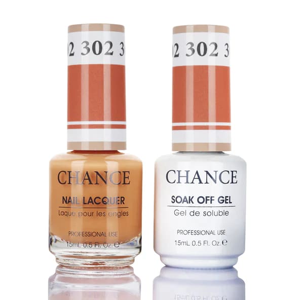 Chance Gel & Nail Lacquer Duo 0.5oz - Set of 5 colors (302- 320- 030- 099- 077) - OceanNailSupply