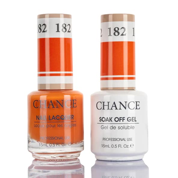 Chance Gel & Nail Lacquer Duo 0.5oz - Set of 5 colors (323- 184- 182- 321- 324) - OceanNailSupply