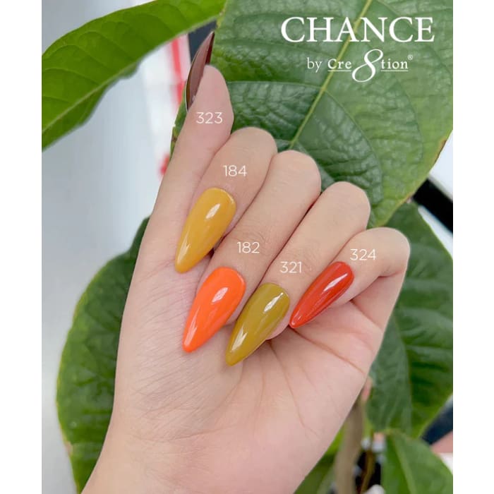 Chance Gel & Nail Lacquer Duo 0.5oz - Set of 5 colors (323- 184