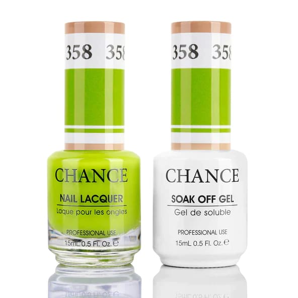Chance Gel & Nail Lacquer Duo 0.5oz - Set of 5 colors (340- 296- 358- 080- 079) - OceanNailSupply