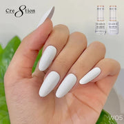 Chance Gel & Nail Lacquer Duo 0.5oz W05 - Shade of White Collection - OceanNailSupply