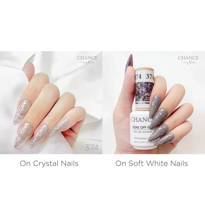Chance Soak Off Gel 0.5oz - Diamond Dust Collection - 374 - OceanNailSupply