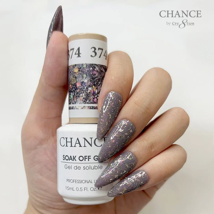 Chance Soak Off Gel 0.5oz - Diamond Dust Collection - 374 - OceanNailSupply