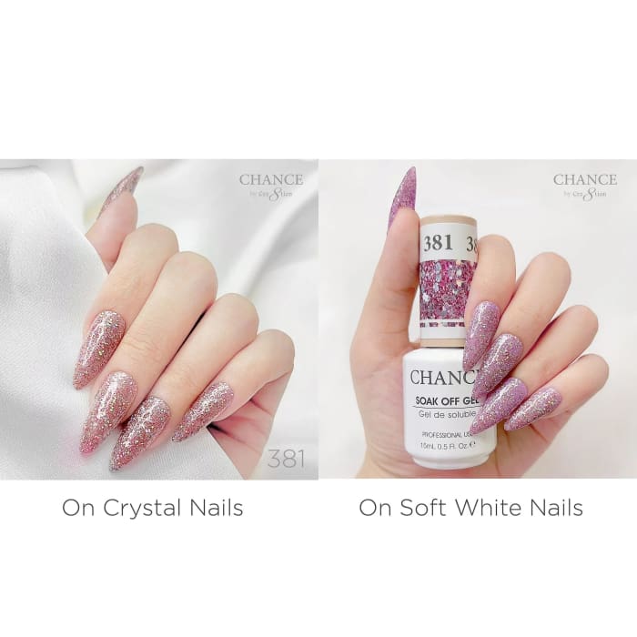 Chance Soak Off Gel 0.5oz - Diamond Dust Collection - 381 - OceanNailSupply
