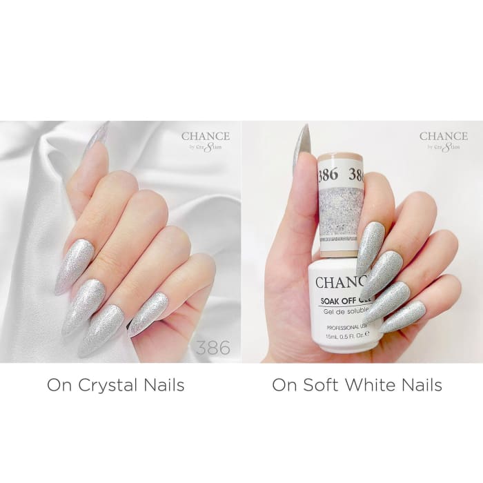 Chance Soak Off Gel 0.5oz - Diamond Dust Collection - 386 - OceanNailSupply