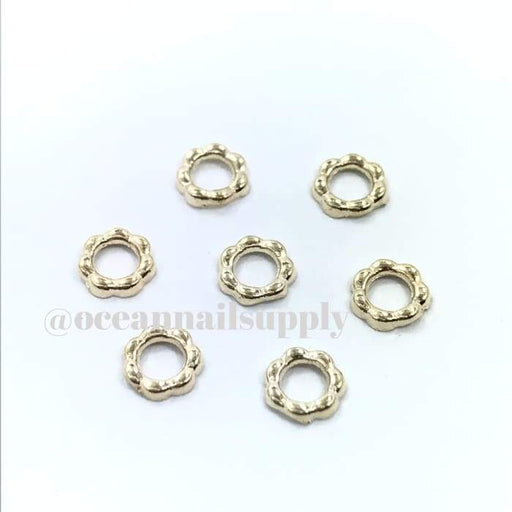 Charms - A006 Gold Fancy Frames - OceanNailSupply