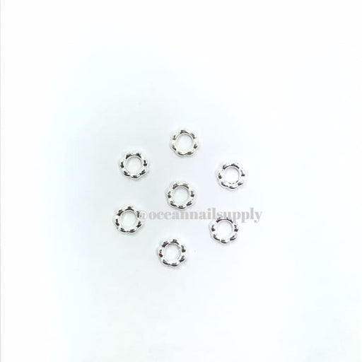 Charms - A007 Silver Fancy Frame - OceanNailSupply