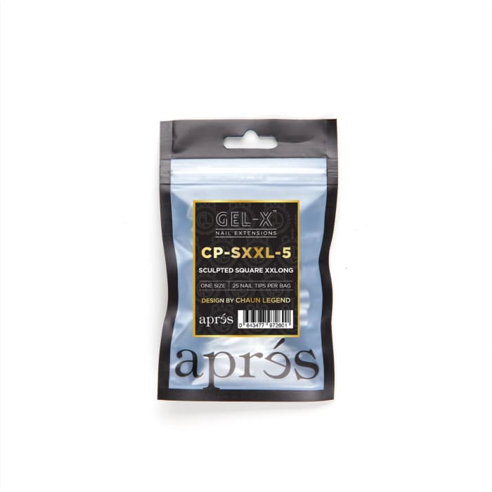 CHAUN LEGEND X APRÉS GEL-X® TIPS - SCULPTED SQUARE EXTRA EXTRA CHAUN LEGEND X APRÉS GEL-X® TIPS - SCULPTED SQUARE EXTRA EXTRA