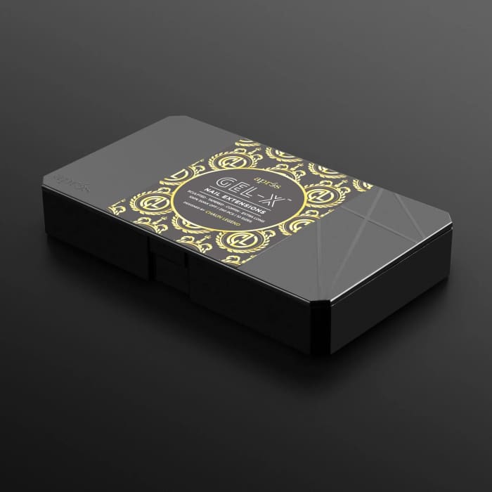 CHAUN LEGEND X APRÉS GEL - X® TIPS - SCULPTED TAPERED COFFIN EXTRA LONG 10 SIZES OceanNailSupply