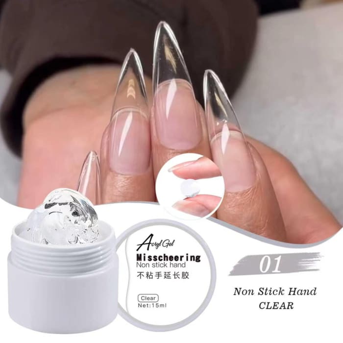 Clear 3D Molding Gel – Non-Stick Sculpting Nail Art Gel - OceanNailSupply
