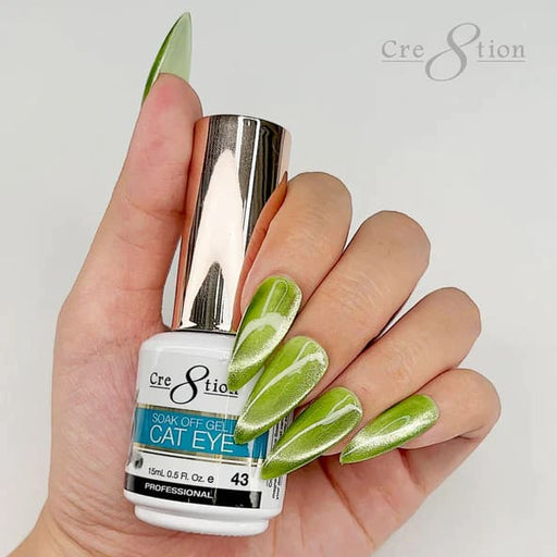 Cre8tion Cat Eye Soak Off Gel 0.5oz 43 - OceanNailSupply